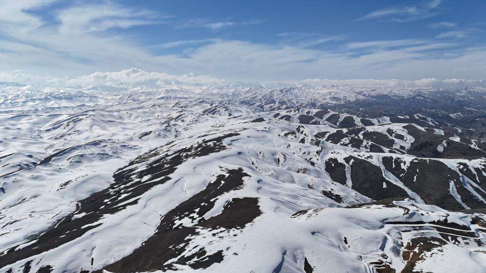 Konya’nın karla kaplı zirvesi görsel şölen sunuyor 5